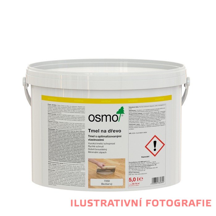 7350 Tmel na dřevo bezbarvý - Objem: 1 l
