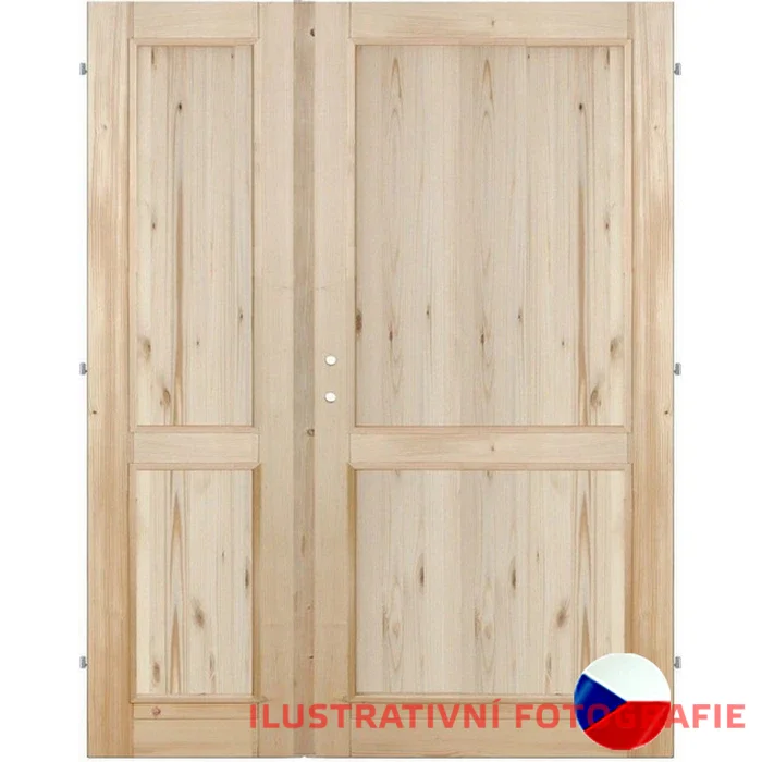 Interiérové dveře dvoukřídlé ORION 2KK - Rozměr DV dveří: 180 cm, Orientace: levé otevíravé + pravé fix
