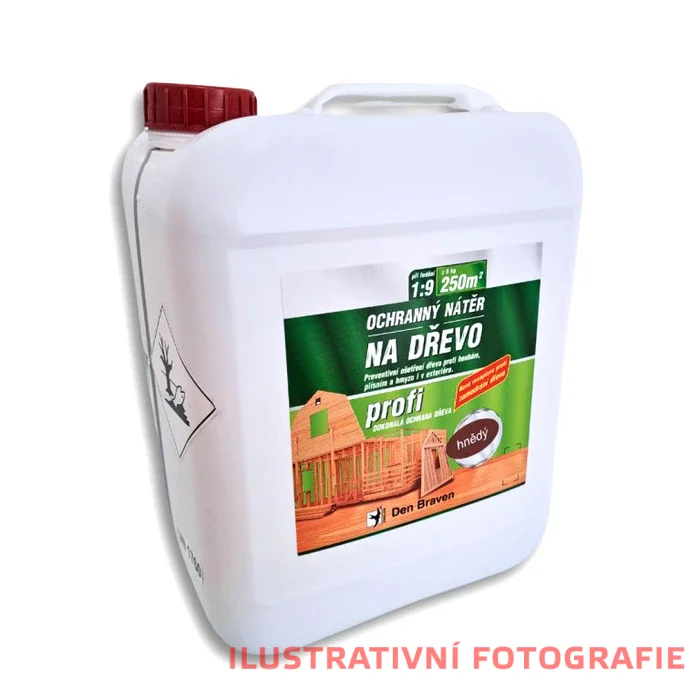 Impregnace Den Braven - Objem: 1 l, Barva: hnědá