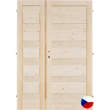 Interiérové dveře dvoukřídlé MODERN 6KK
