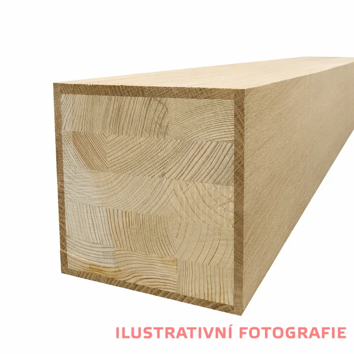 Dubové hranoly - smrkový střed - Délka: 2500 mm