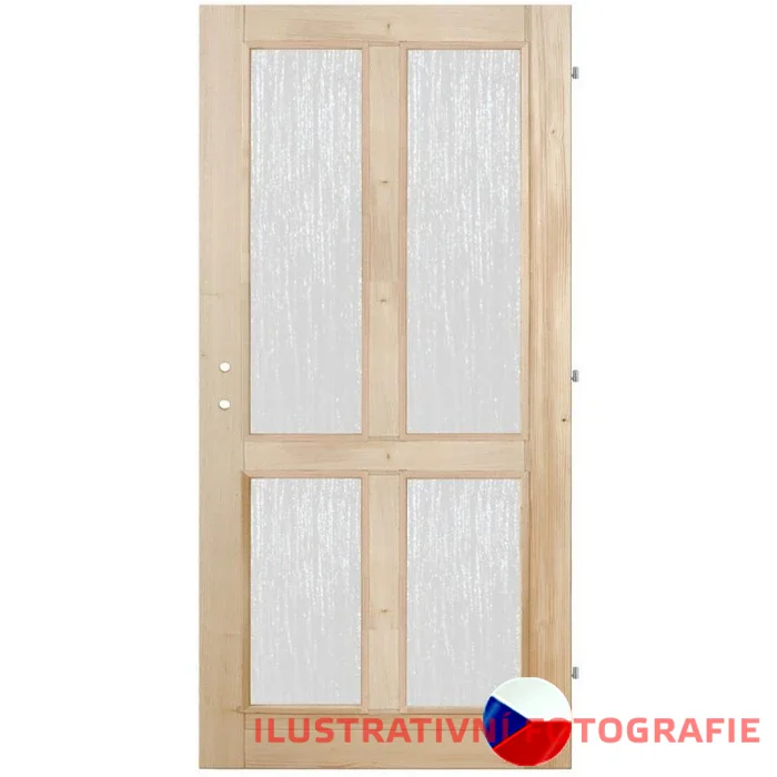Interiérové dveře ELEGANT 4S - Rozměr dveří: 70, Orientace: Levé