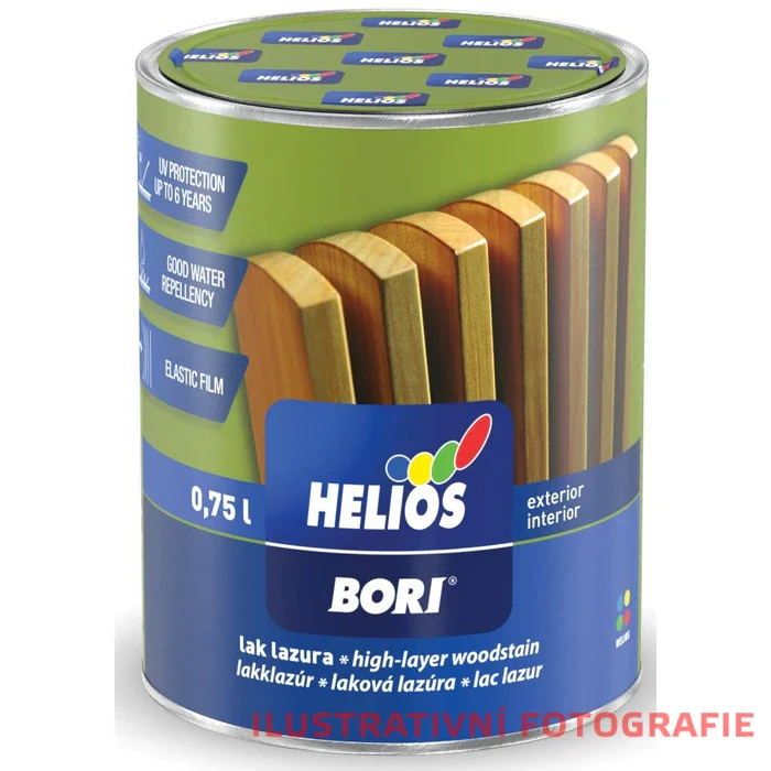 BORI laková lazura 0,75l - Barva: Smrk bori