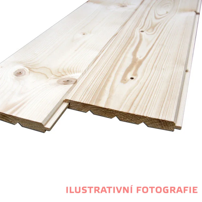 Fasádní palubky Klasik XXL SM A/B 19x196 mm - Délka: 4200 mm
