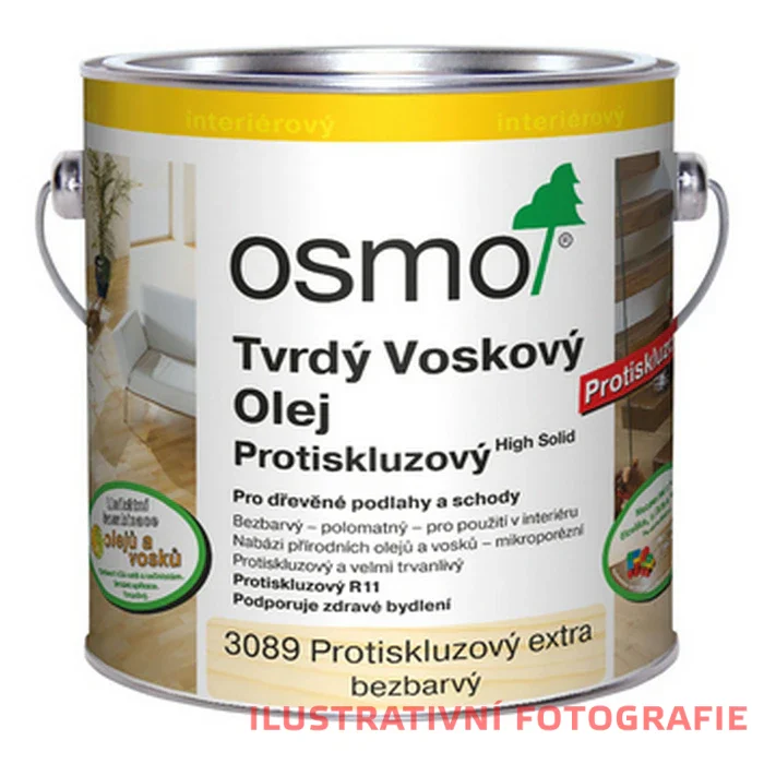 OSMO Tvrdý voskový olej protiskluzový