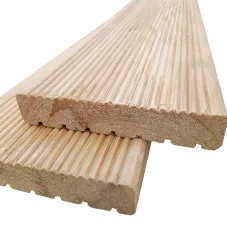 Terasová prkna sibiřský modřín 27x142mm - vroubkovaná