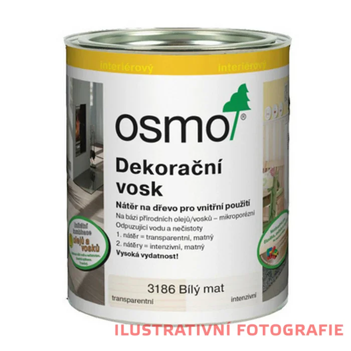 OSMO Dekorační vosk - intenzivní 0,75l