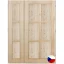 Interiérové dveře dvoukřídlé JASMÍNA D - Rozměr DV dveří: 125 cm , Orientace: pravé otevíravé + levé fix
