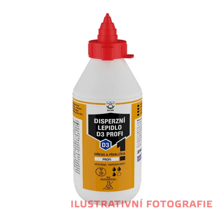 Disperzní lepidlo D3 BULDOK - Objem: 1 l