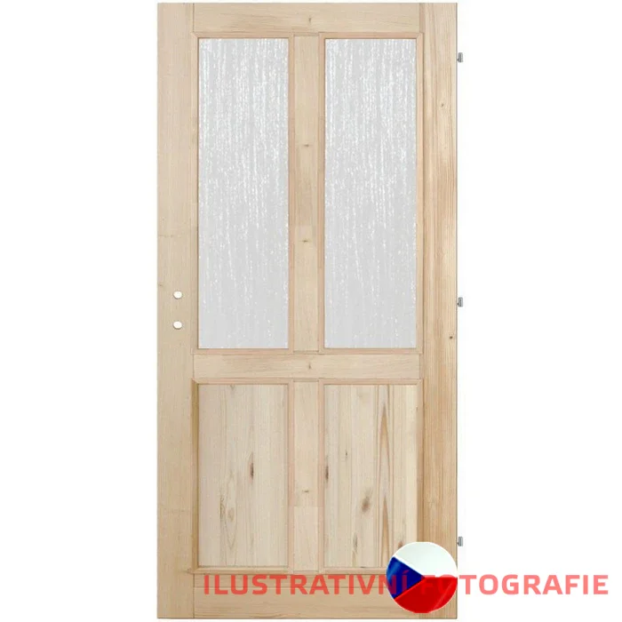 Interiérové dveře ELEGANT 2S2K - Rozměr dveří: 60, Orientace: Levé
