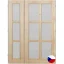 Interiérové dveře dvoukřídlé JASMÍNA A - Rozměr DV dveří: 160 cm, Orientace: pravé otevíravé + levé fix