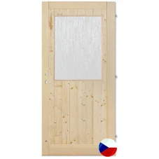Palubkové dveře 1/3 SKLO