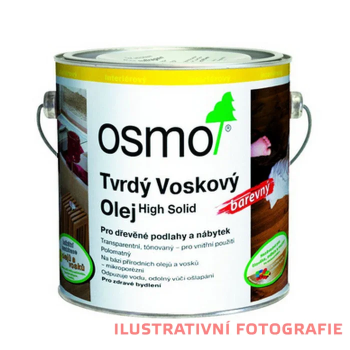OSMO Tvrdý voskový olej barevný