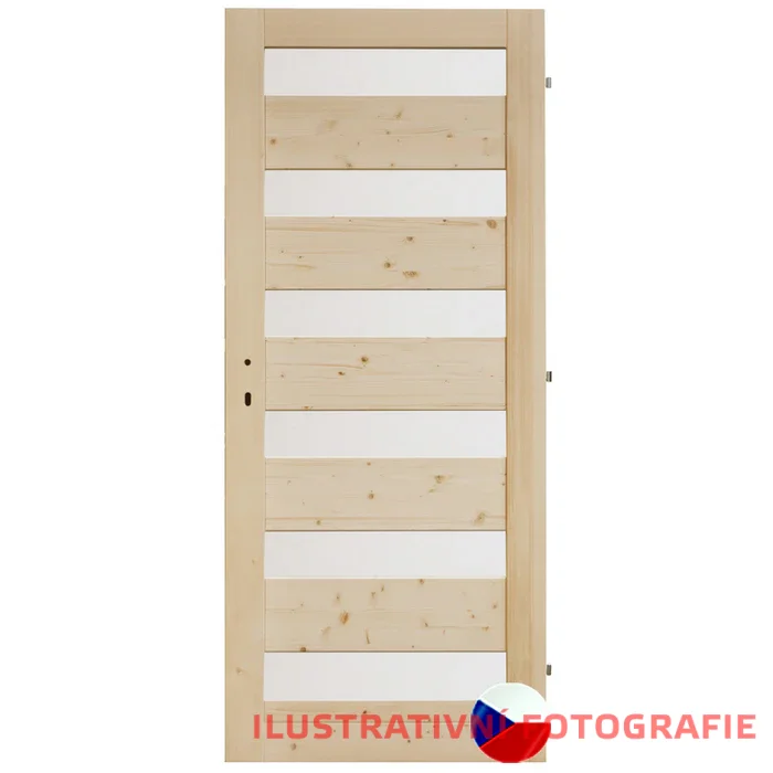 Interiérové dveře MODERN 6S - Rozměr dveří: 80, Orientace: Levé