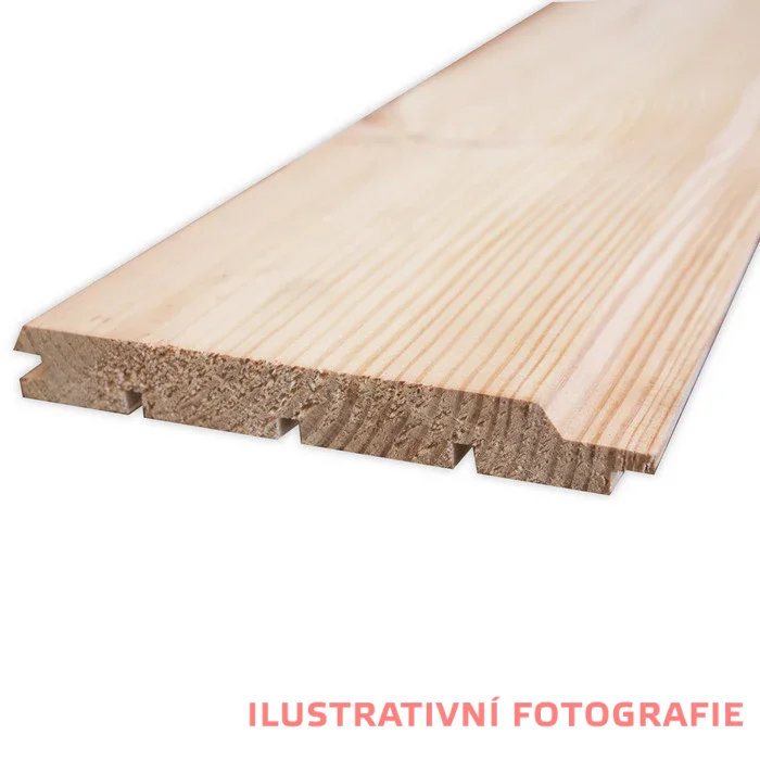 Fasádní palubky Tatran BOR A/B 19x146 mm - Délka: 4000 mm