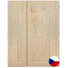 Palubkové dveře dvoukřídlé PLNÉ LUX