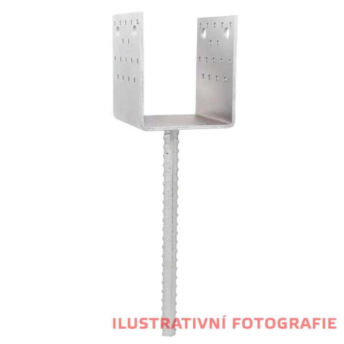 Kotevní patka U2 široká - Rozměr: 81x80 mm