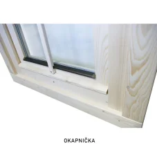 Dřevěné okno Exclusive jednokřídlé