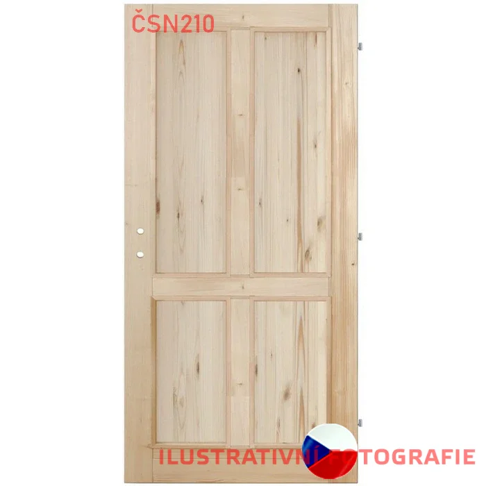Interiérové dveře ELEGANT 4K 210 cm - Rozměr dveří: 90, Orientace: Pravé