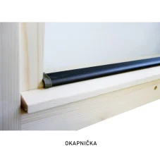 Dřevěné okno Ekonomic dvoukřídlé