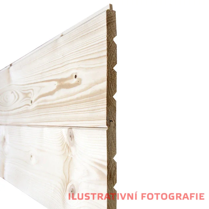 Fasádní palubky Klasik XXL SM A/B 19x196 mm - Délka: 4200 mm