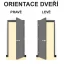 Interiérové dveře GASPER LUX 4K - Rozměr dveří: 60, Orientace: Pravé