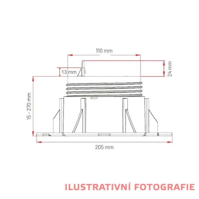 Terasový terč New Basic wood