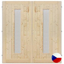 Palubkové vrata SKLO DLOUHÉ DUO