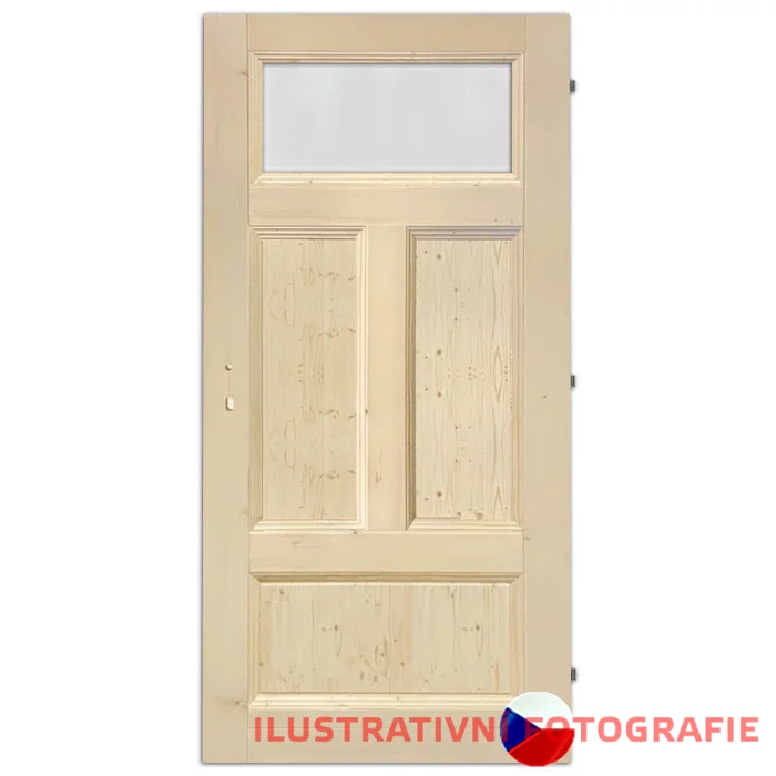 Interiérové dveře INES LUX 1S3K - Rozměr dveří: 70, Orientace: Levé