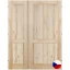 Interiérové dveře dvoukřídlé ELEGANT 6K - Rozměr DV dveří: 180 cm, Orientace: pravé otevíravé + levé fix