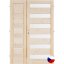Interiérové dveře dvoukřídlé MODERN 6SK - Rozměr DV dveří: 160 cm, Orientace: levé otevíravé + pravé fix