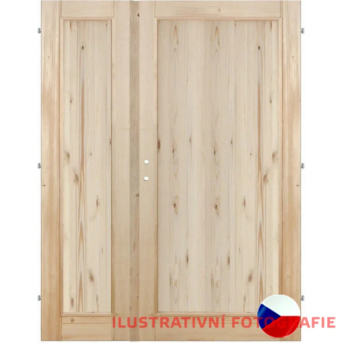 Interiérové dveře dvoukřídlé ORION 1KK - Rozměr DV dveří: 145 cm, Orientace: pravé otevíravé + levé fix
