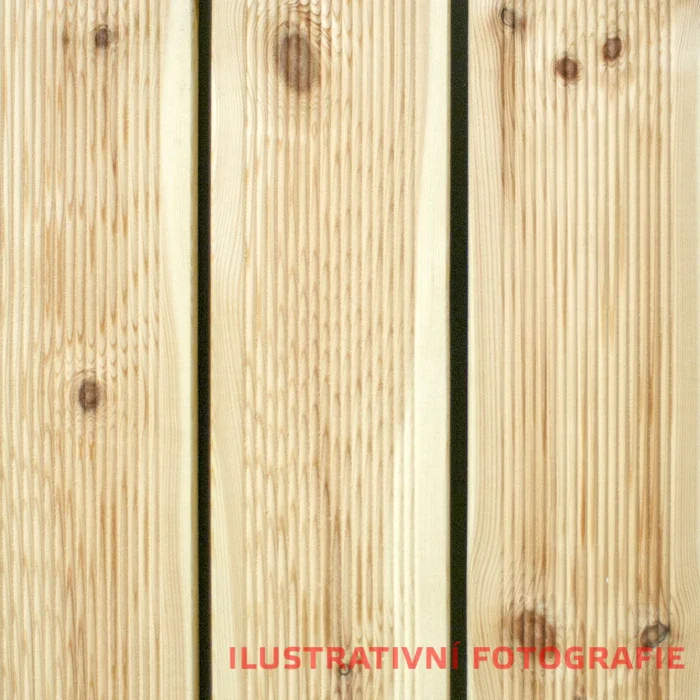 Terasová prkna borovice 26x146 mm - vroubkovaná