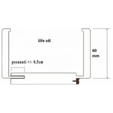 Obložková zárubeň 12 cm