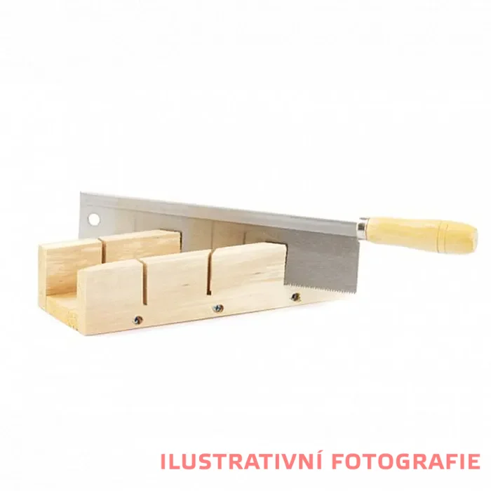 Dřevěná pokosnice s pilkou
